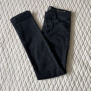 7 For All Mankind High Waist Black Jeans Made in Italy